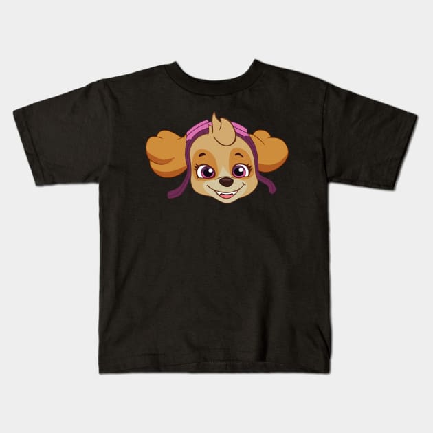 Paw Skye Kids T-Shirt by JamesCMarshall